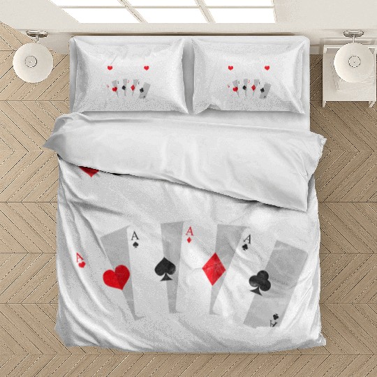 Full House Card Hand 90Th 90 Cards Bedding Sets