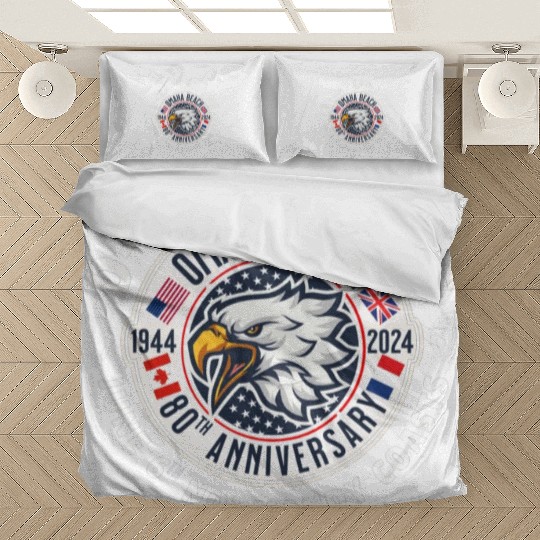 Omaha beach 80th anniversary Bedding Sets