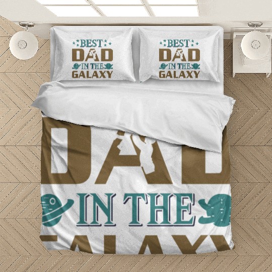 Best dad in the galaxy Bedding Sets