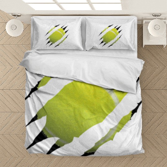 Player And Coach Tennis Tennis Ball Inside Bedding Sets