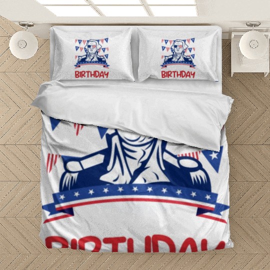 Its my Birthday Independence Day George Washington Bedding Sets