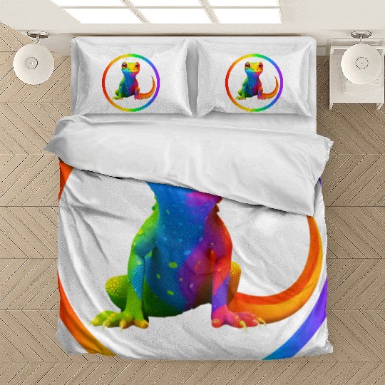Gay Pride Gecko Bedding Sets