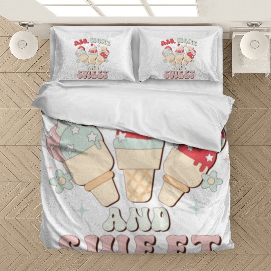 Red, White And Sweet, Independence Day Bedding Sets