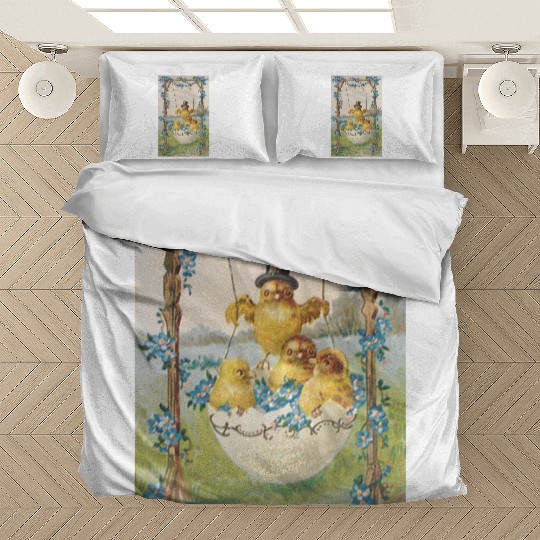 Vintage Easter Card Bedding Sets