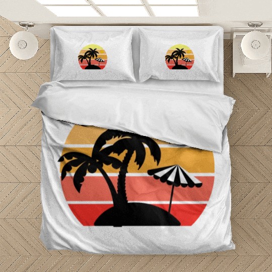 Beaching Not Teaching - Funny Summer Teacher Bedding Sets