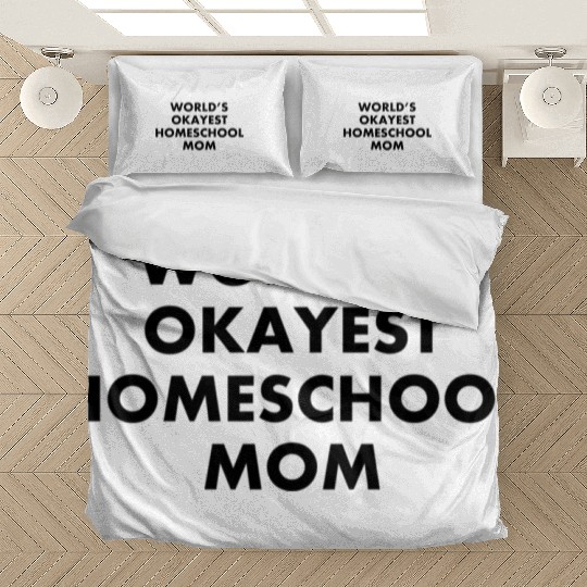 World's Homeschool Teacher Mom Teaching Bedding Sets