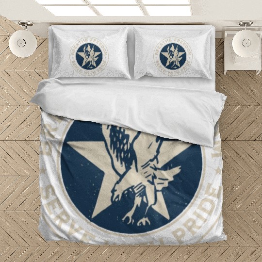 Air Force - Breathe freedom, serve with pride Bedding Sets