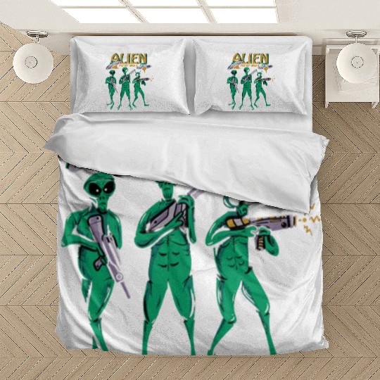 Protect Area 51 Aliens Bedding Sets