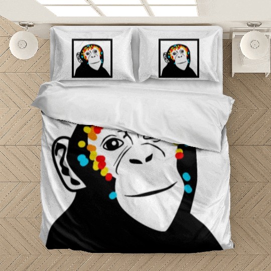 Monkey Face Monkey Monkey Bedding Sets