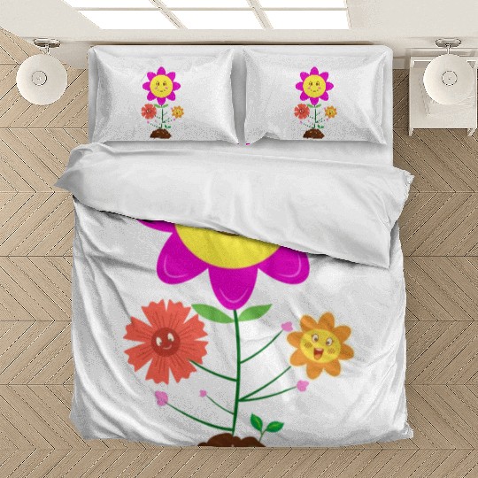 Nature Flowers And Plants Bedding Sets