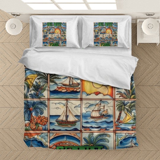 Key West Folk Art Bedding Sets
