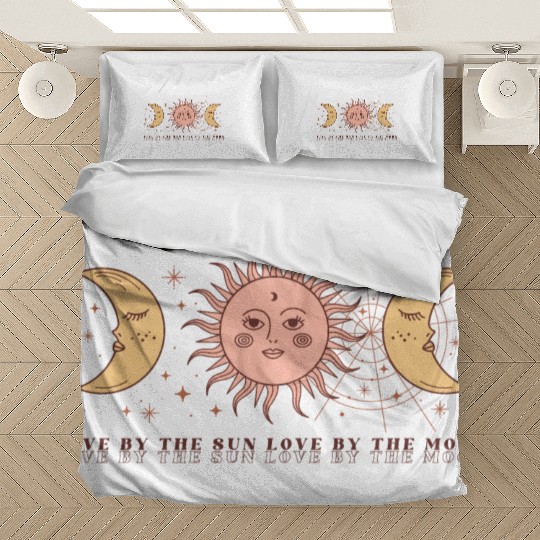 Boho Celestial Sun And Moon Bedding Sets