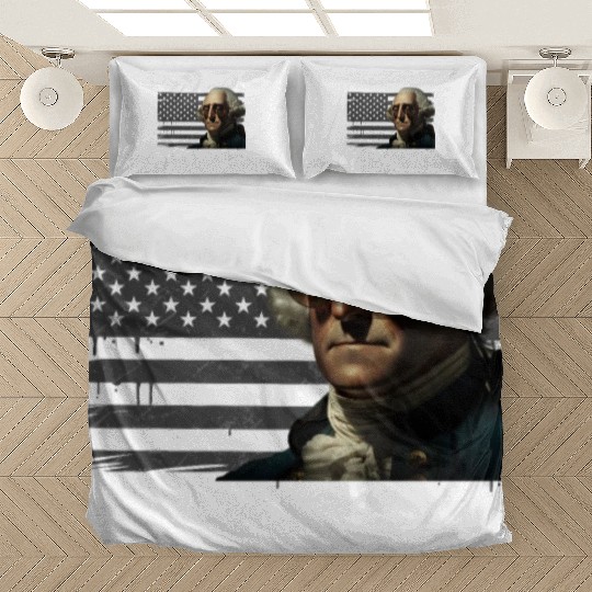 Merica George Washington Independence Day USA Bedding Sets