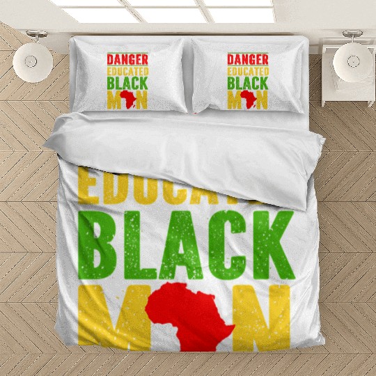 Danger Educated Black Bedding Sets