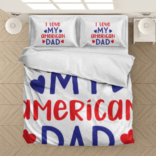 I Love My American Dad boy nature Bedding Sets