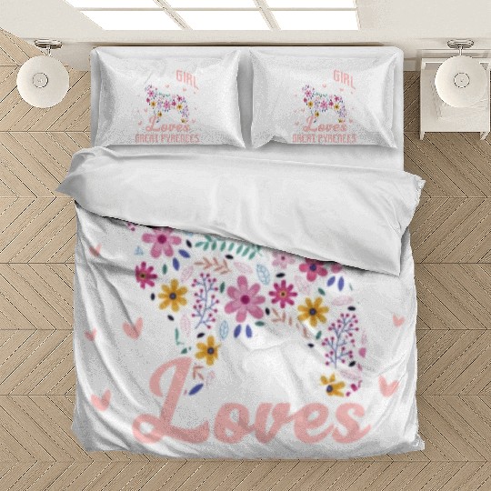 Just A Girl Who Loves Great Pyrenees Bedding Sets
