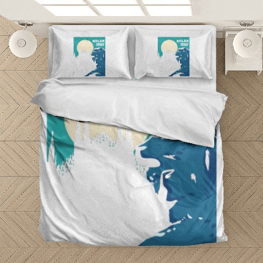 Milan Italy Tourist Gift Bedding Sets