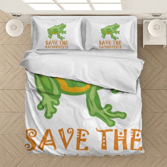 Save The Rainforests Tree Frog Bedding Sets
