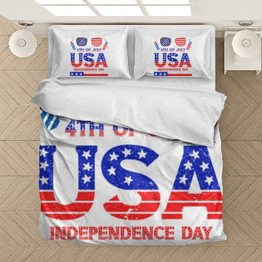 4th July USA Independence Day All American Pride Bedding Sets