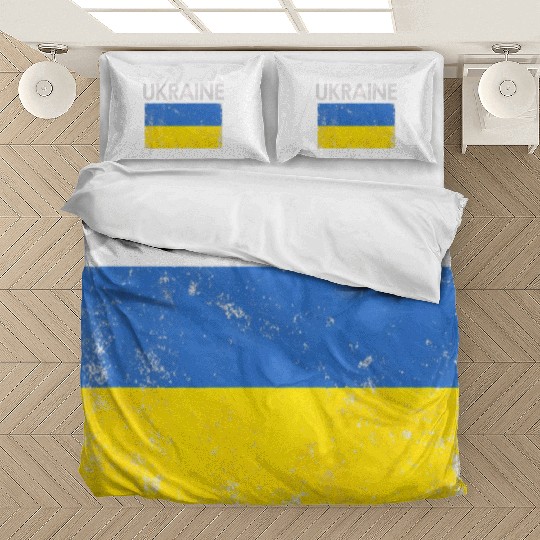 Ukraine Ukrainian Flag Pride Bedding Sets
