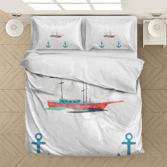 Sailing Captain Sail Water Bedding Sets