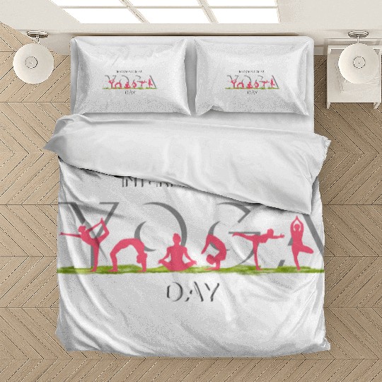 International yoga day Bedding Sets