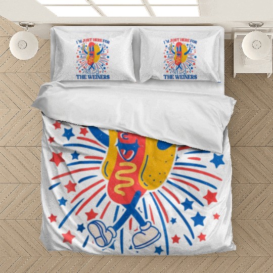 I'm Just Here For The Wieners Bedding Sets