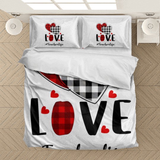 Teacher Life Valentines Day Bedding Sets