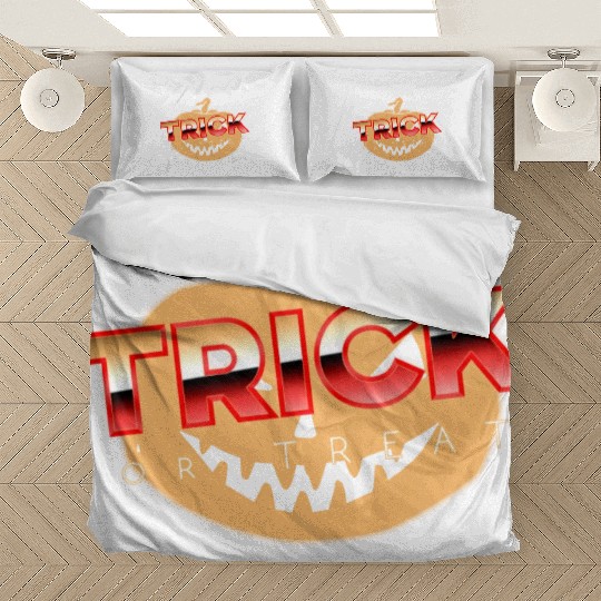 Pumpkin Trick Or Treat Bedding Sets