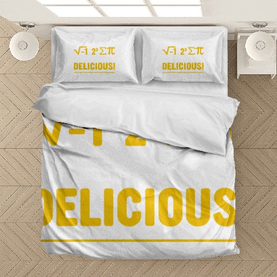 Funny Math Pi Day And It Was Delicious Bedding Sets