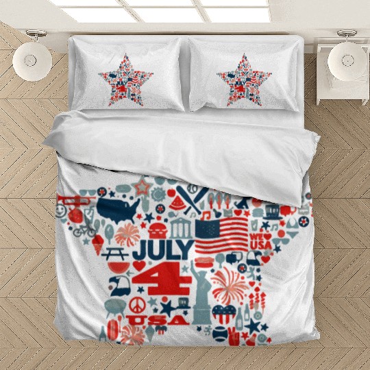 independence day star Bedding Sets