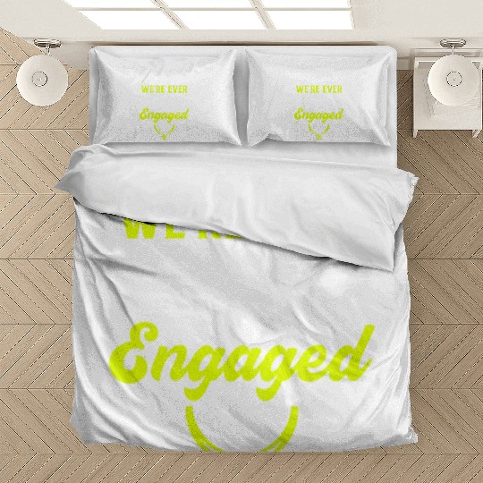 Funny Engagement Design Save The Date 0 Bedding Sets