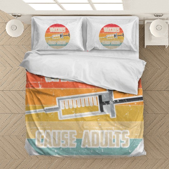Vaccines Cause Science Geek Nerd Stem Bedding Sets