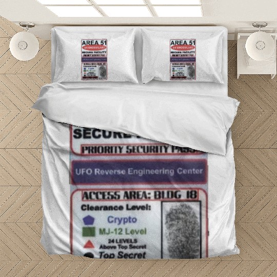 Area 51 Reverse Engineering Pass Bedding Sets