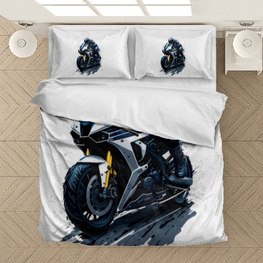 Sport Motorcycle Racing Bedding Sets
