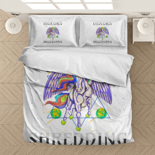 Goth Rock Satan Unicorn Festivals Death Metal Bedding Sets