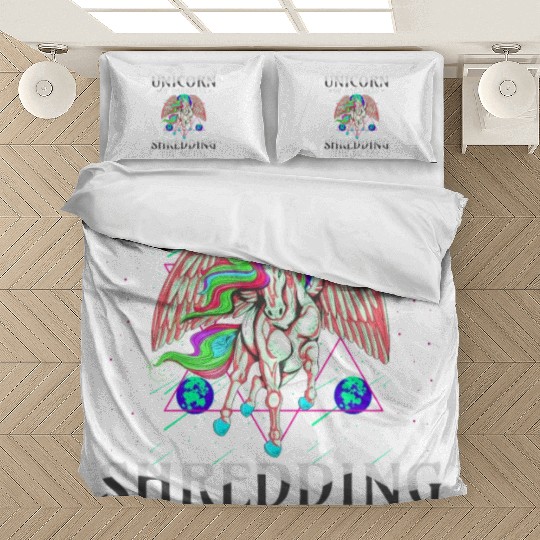 Goth Rock Satan Unicorn Festivals Death Metal Bedding Sets
