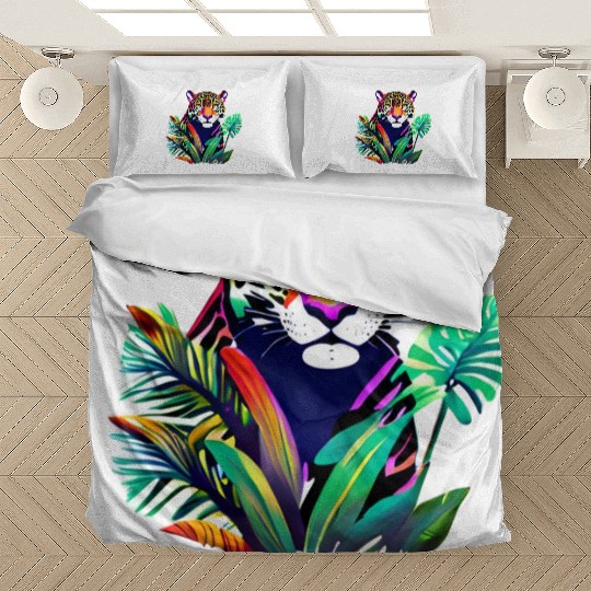 Jaguar in the Tropics Bedding Sets