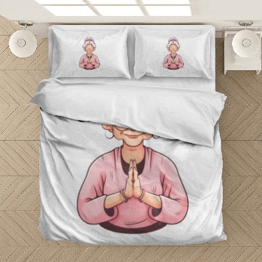 Yoga Grandma Bedding Sets