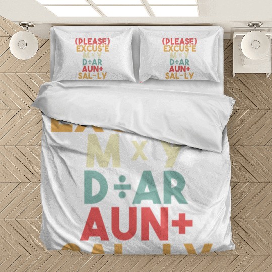 Math Teacher Please Excuse My Dear Aunt Sally Bedding Sets