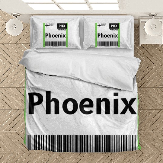 airplane ticket phoenix Bedding Sets