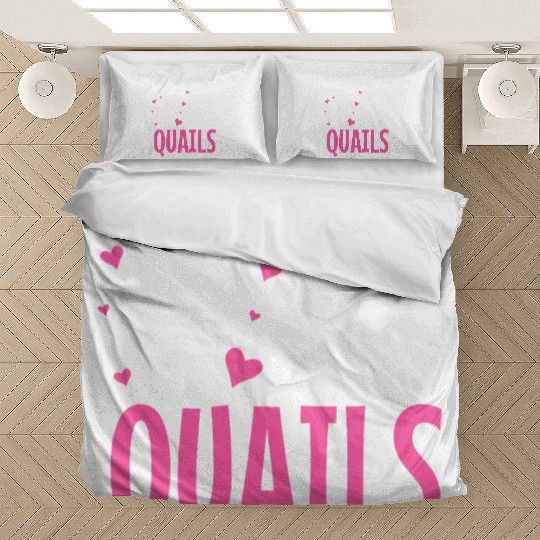 Quails Quail Lover Bedding Sets
