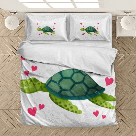 Funny Sea Turtle Turtle Lover Ocean Turtles Bedding Sets