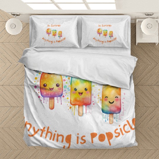 In Summer, Anything is Popsicle Bedding Sets