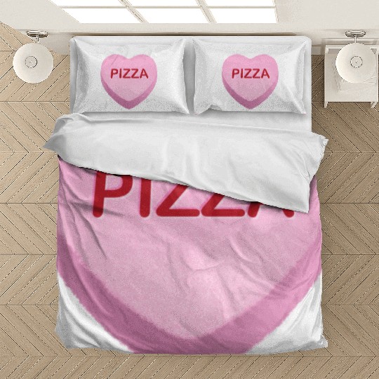 Pizza Candy Heart Bedding Sets