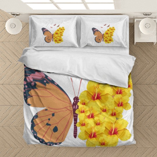 Butterfly with a Hibiscus Wing Bedding Sets