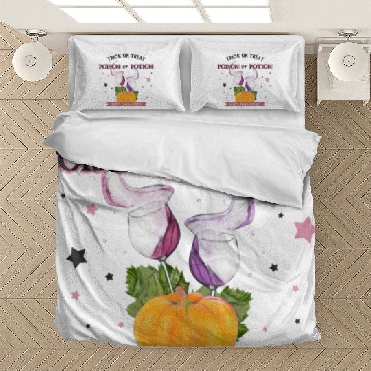 Happy Halloween Trick or Treat Poison or Potion Bedding Sets