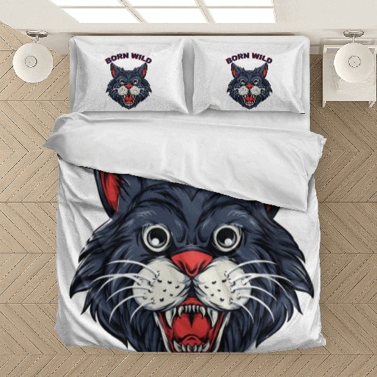 Born Wild Cat lovers Bedding Sets