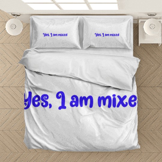 Yes I am mixed ethnically ambiguous babes summer Bedding Sets