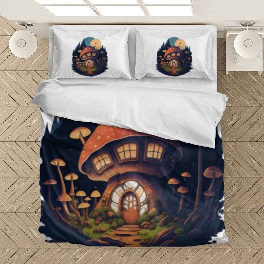 Big Mushroom House Bedding Sets